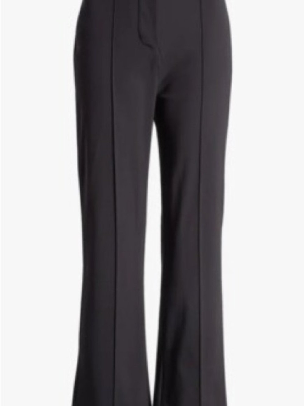 Sweaty Betty Winter Arctic Explorer Pintuck Crop Flare Trousers- Black size 8